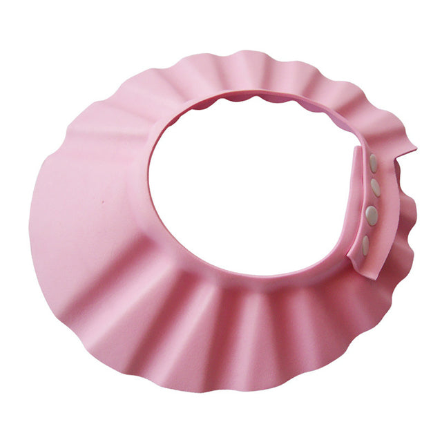 Verstellbare Baby-Badehaube mit Ohrenschutz